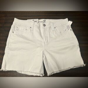 Seven7 Women's White Jean Shorts